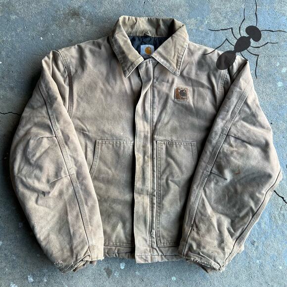 Vintage Carhartt J02 arctic style cropped work wear jacket